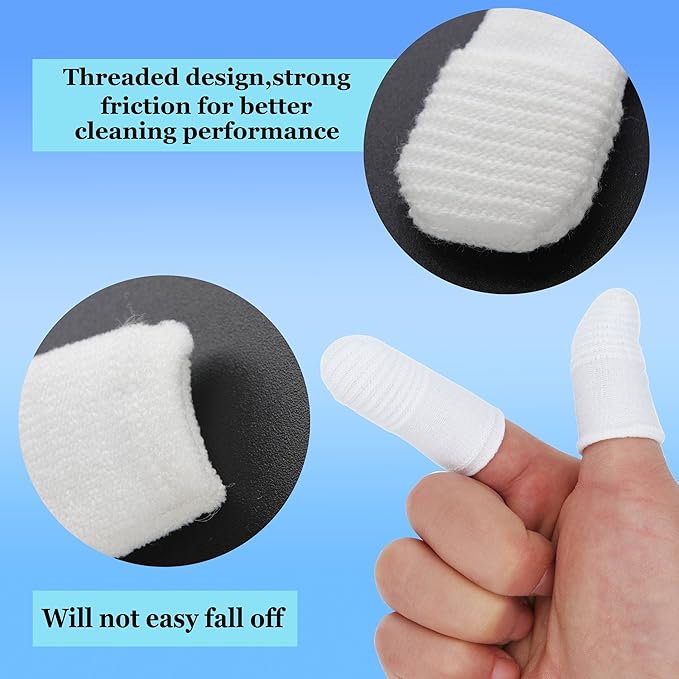 20 PCS Dog Toothbrush Pet Toothbrushs Finger Toothbrushs cat Too thbrush Washable & Comfortable & Durable 1 Set for 2 Fingers(20)