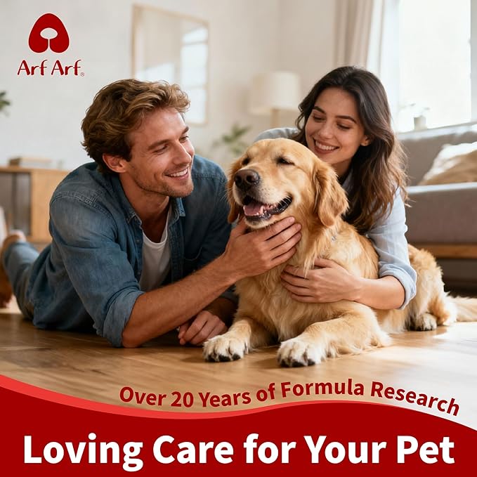 Arf Arf Oatmeal Dog Conditioner for Sensitive Skin - Soothing Anti-Itch & Detangling Formula for Dry, Itchy Skin & Matted Fur - Gentle for Puppies & All Breeds - 16oz