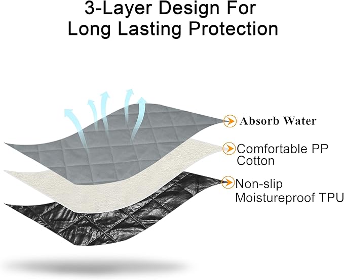 Washable Pee Pads for Dogs, 24" Pet Playpen Mat Octagon 8 Panels Puppy Pads for Whelping Potty Housebreaking Incontinence Playpen Crate Kennel