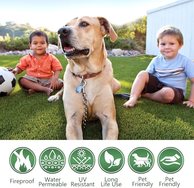 Reusable Potty Training Grass Mat for Dogs - 3FT X 5FT Artificial Turf with Drainage Holes, Washable Dog Potty Pad for Indoor & Outdoor Use, Easy to Clean, Durable & Long-Lasting
