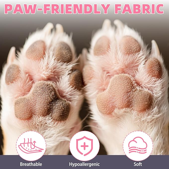 KOOLTAIL Dog Socks for Hot/Cold Pavement, Breathable & Warm Dog Socks to Prevent Licking Paws, Non Slip Pet Boots & Paw Protectors for Hardwood Floor,Grippy Shoes for Small Medium Large Senior Dogs