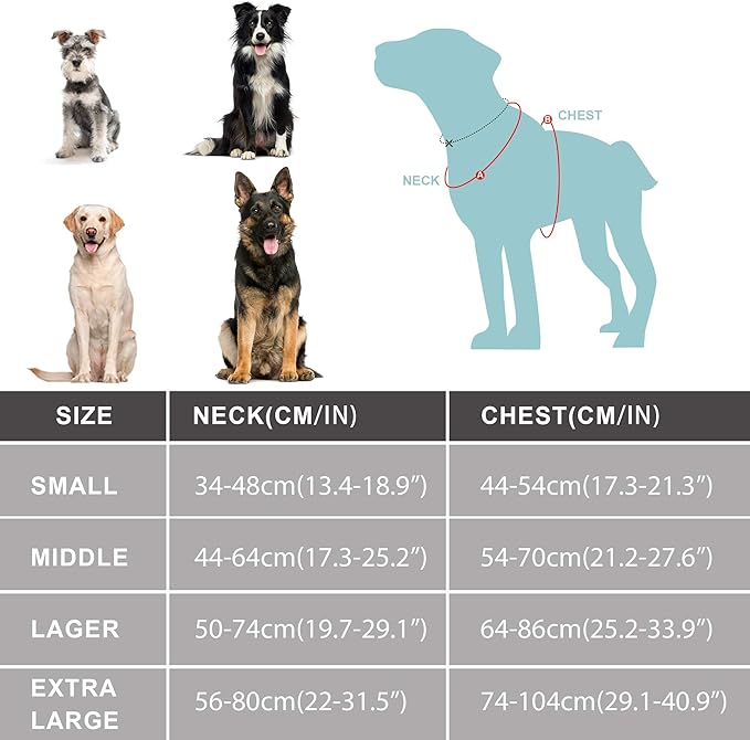 Fida Dog Harness, Multi-Functional No-Pull Pet Vest Harness with Saddle Bags Backpack, Front Leash Clip, Adjustable Soft Padded Reflective No-Choke Dog Vest Heavy Duty for X-Large Dog, XL,Black
