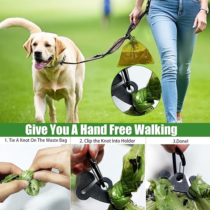 Dog Waste Bag Dispenser Pet Poop Bags Holder for Doggie Waste Bags Dispensers Soft Fabric Zipper Small Doggy Puppy Pouch for Leash Accessory Attachment with Carrier,Paw Print, No-XYBpink