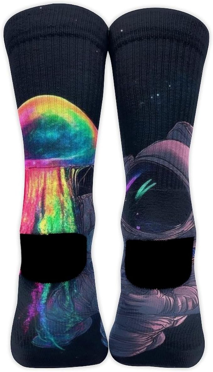 JZDACH Women's and Mens Novelty Socks for Hiking Walking Sports Trekking All Seasons