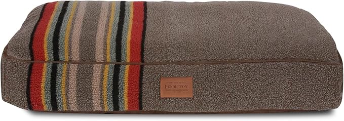Pendleton Vintage Camp Napper Dog Bed - Mineral Umber, M