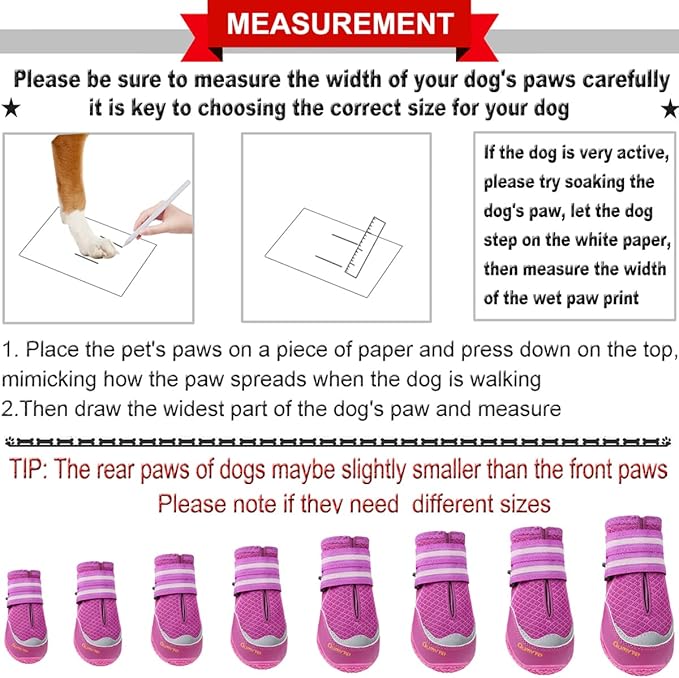 QUMY 4PCS Dog Boots for Large Dogs, Medium Dog Shoes & Paw Protectors for Hot Pavement, Summer Heat Protection, Mesh Breathable Nonslip Dog Booties for Hardfloors, Walking Running Hiking Purple Size 2