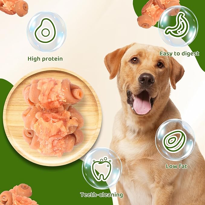 Pawant Dog Chewing Bone Chicken Wrapped Cranberry Peanut Butter Bone Dog Treat Snacks Teeth Cleaning 2.5" 454g