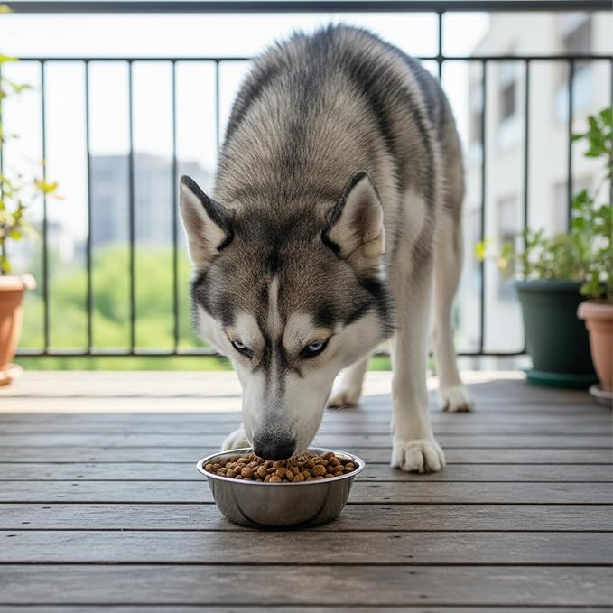 2 Pack 5.5" Metal Cat and Dog Small Bowls, Stainless Steel Dog Bowls, Dogs Water and Food Bowl Set, Pet Dishes for Small Dogs and Cats