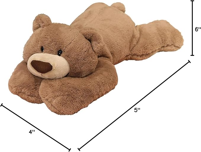 ronivia Weighted Stuffed Animals, 19.7" 3.3lbs Weighted Bear Stuffed Animal Toy Cute Brown Bear Plush Pillow Weighted Plush Animals Toy