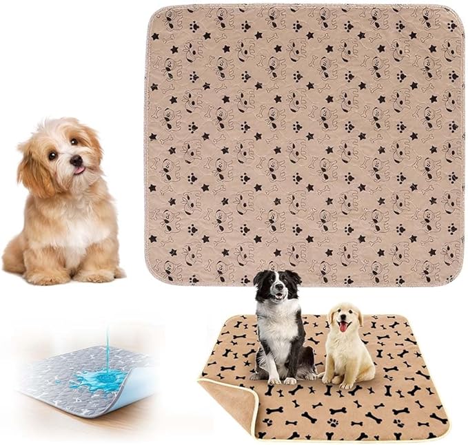 Puppy Pad Pee Pads, 2026 New Reusable Puppy Pads with Pheromones, Washable Pee Pads for Dogs & Cats, Durable Leak-Proof & Anti-Slip Pet Training Pads for Home & Travel (C, XS)