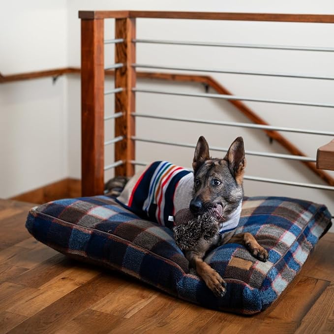 Pendleton Berber Napper Dog Bed - Wyeth Trail Oxford, M
