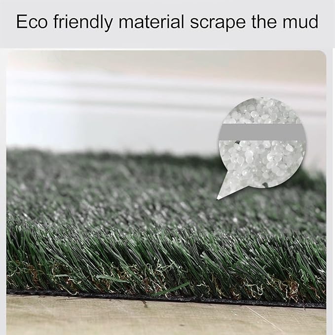 Grass Pad for Dogs, Fake Grass Potty Tray Compact Portable Three Layer Leak Proof Design Easy to Clean Realistic, Dog Pee Grass for Indoor Outdoor Potty Training Toilet