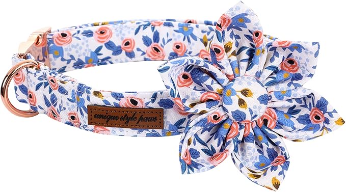 Unique style paws Cotton Dog Collar with Bow Puppy Collar with Black Red Plaid for Small Medium Large Boys Girls Dogs