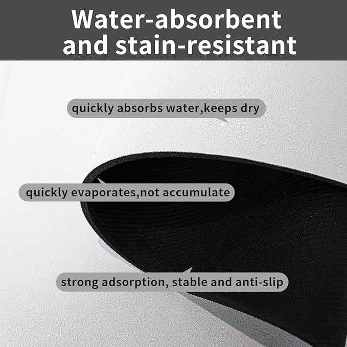 Dog Food Mat for Floors Absorbent,Quick Dry Cat Pet Feeding Placemats with Non Slip Rubber for Dog Food and Water Bowl, Pet Supplies for Dogs, Cats(30x45cm,Cute Dog Pattern)