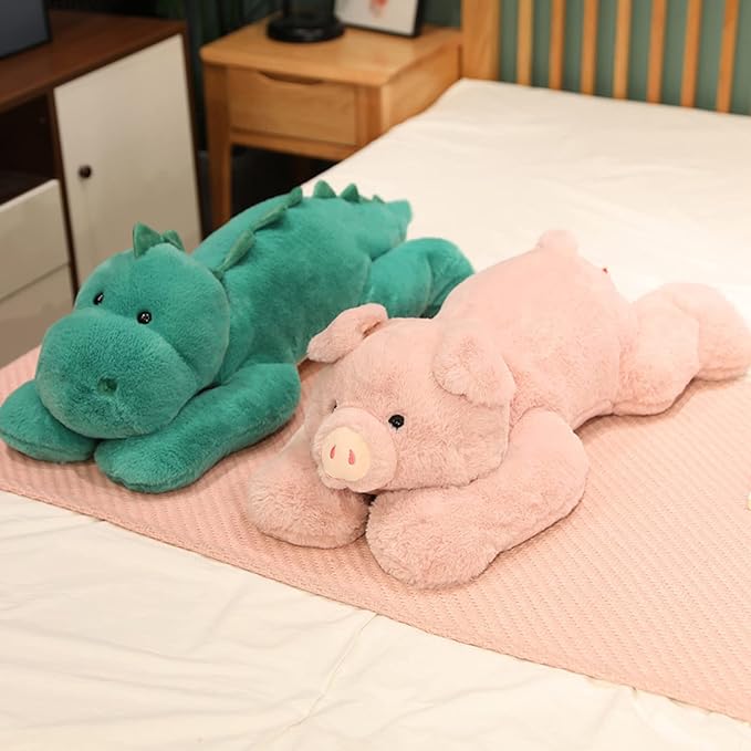 ronivia Weighted Stuffed Animals, Weighted Pig Stuffed Animal Toy Cute Pink Pig Plush Pillow Weighted Plush Animals Toy, 11.8"