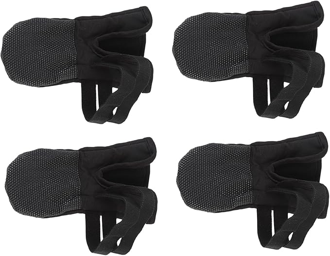 Dog Socks Anti Slip Soft Grip Socks Prevent Licking Protect Paws for Hardwood Floors Senior Dogs Polyester Cotton S Size 4Pcs