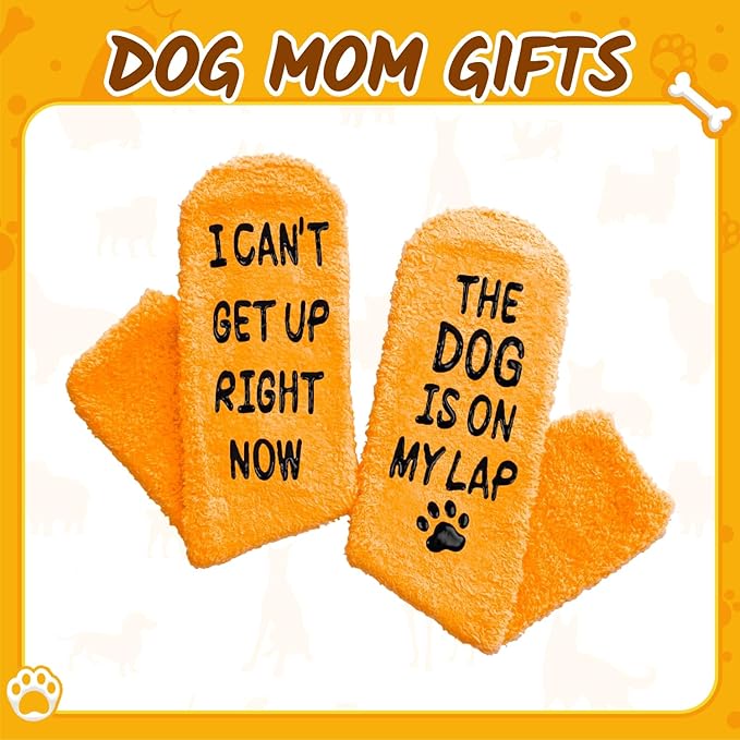 HAPPYPOP Dog Socks for Mom Dad - Dog Lovers Gifts for Women Men, Pet Lover Christmas Gifts