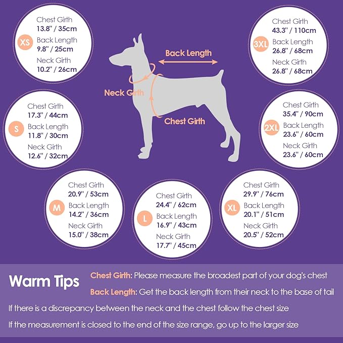 SUNFURA Dog Coat, Warm Dog Jacket with Harness Built in, Waterproof Pet Winter Coat Snowsuit with Zipper, Reflective Fleece Jacket for Extra Large Dogs, Weimaraner, Hot Pink XXL