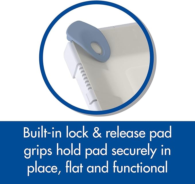 SureGrip Pee Pad Holder - Fits All Common Pad Sizes, 100% of Urine Stays on Pad, Built-in Lock & Release Pad Grips Secure Pad to Holder, Holder Can Secure to Floor, No Sliding or Folding