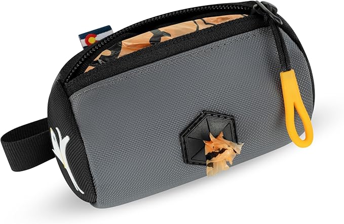 OllyDog Scoop Pick Up | Dog Poop Bag Holder | Lightweight & Water-Resistant Dispenser | Leash Attachment for Hands-Free Carry | Fits Standard Waste Bag Rolls (Castle Rock)