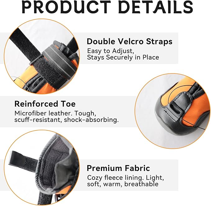 YAQUHO No Knuckling Brace for Dogs - Drop Foot Support with Adjustable Reel, Corrective Outdoor Pet Shoes - Helps Lift Toes for Nerve Conditions, Arthritis & Mobility Issues (L)