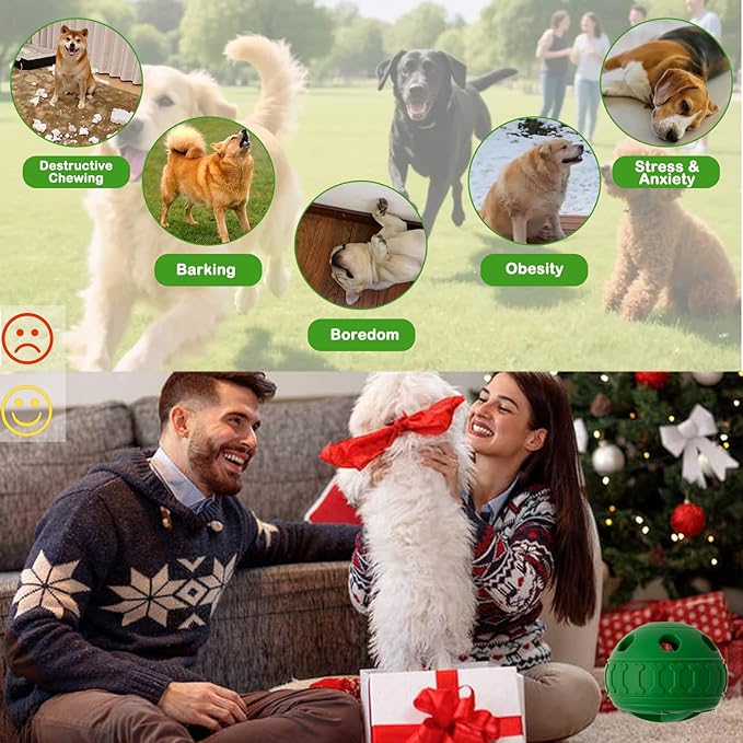 CUTENNIOU 2 in 1 Interactive Dog Toy and Silicone Tray with Lid, Dog Enrichment Toys for Large Dogs 25-75 lbs, Freezable Dogs Chew Toy to Keep Them Busy, Frozen Treat Dispensing for Slow Food Training