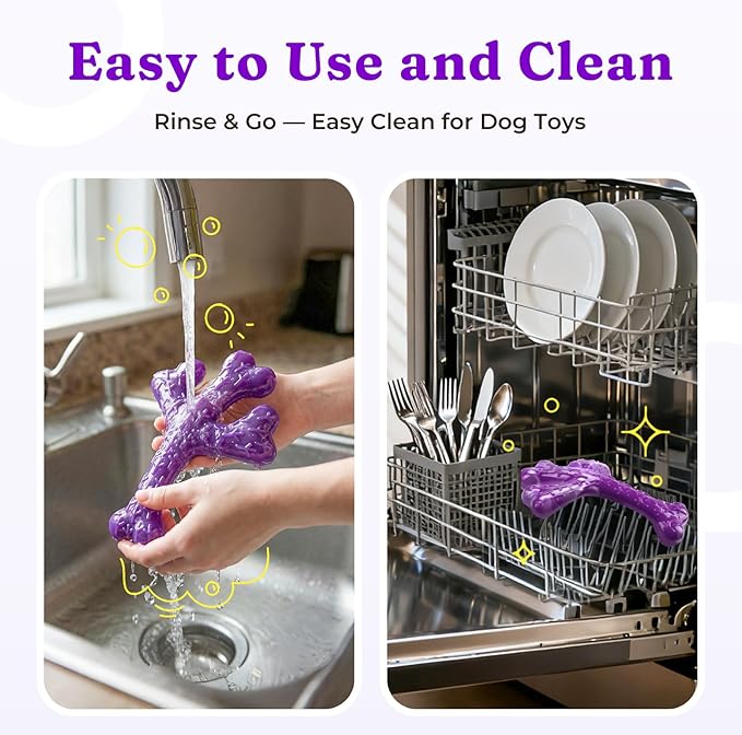 Aggressive Chewers Dog Chew Toys - 2 Pack Tough Dog Toys for Aggressive Chewers Large Breed, Indestructible Dogs Toy for Gift, Interactive to Keep Them Busy