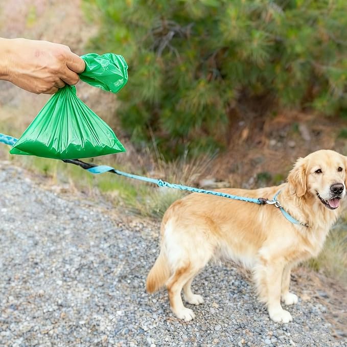 Odor-Sealing Dog Poop Bags 220 Count, Extra Strong Odor Control, Mutil-Layer Unscented Pet Waste Bags with Leak-Proof Design, Ideal for Dog Walks & Backyard Cleanup (Size:XS, Color:Green)