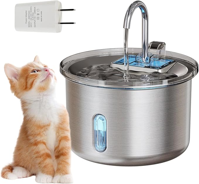 Automatic Pet Cats Water Fountain Dispenser for Dog Waterer Drinker Feeders Bowl Container Feeding Supplies Water Fountain