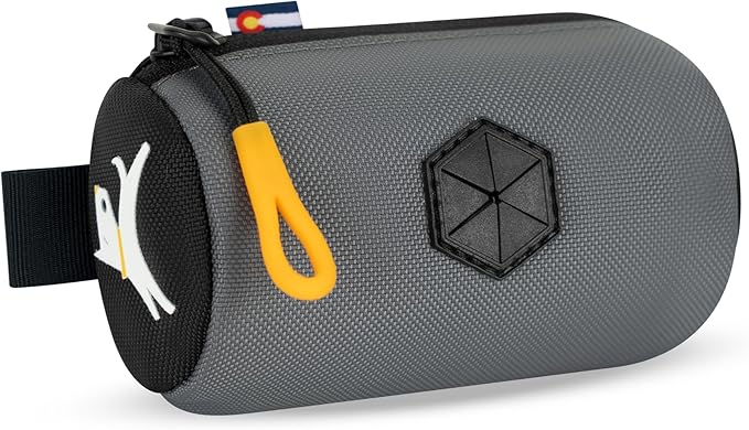 OllyDog Scoop Pick Up | Dog Poop Bag Holder | Lightweight & Water-Resistant Dispenser | Leash Attachment for Hands-Free Carry | Fits Standard Waste Bag Rolls (Castle Rock)