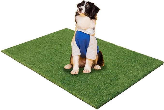 Reusable Potty Training Grass Mat for Dogs - 3FT X 5FT Artificial Turf with Drainage Holes, Washable Dog Potty Pad for Indoor & Outdoor Use, Easy to Clean, Durable & Long-Lasting