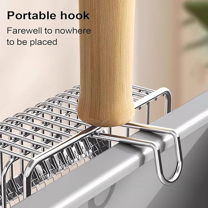 Feline Scoop - Metal Litter Shovel for Waste Sorting | Stainless Steel Sifter Tool Odor Control Helper with Nonstick Blade Firm Handle & Precision Slot Design for Kitten Care, Daily Cleaning