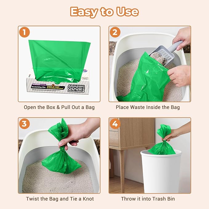 Odor-Sealing Dog Poop Bags 220 Count, Extra Strong Odor Control, Mutil-Layer Unscented Pet Waste Bags with Leak-Proof Design, Ideal for Dog Walks & Backyard Cleanup (Size:XS, Color:Green)