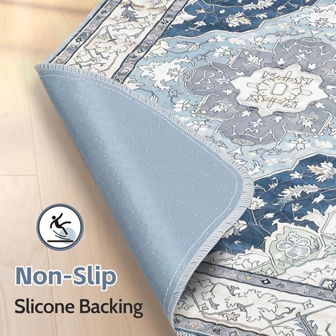 Washable Pee Pads for Dogs 2 Pack Reusable Puppy Training Pads 72"x72" Super Absorbent Waterproof Dog Training Pads, Non-Slip Potty Pads Whelping Pads Litter Mat Pet Supplies - Navy/Mix