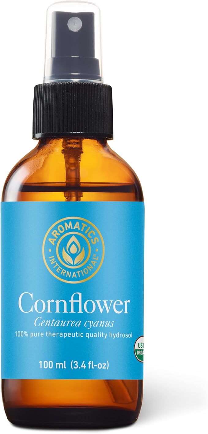 Aromatics International Cornflower Hydrosol 100ml | Light & Floral Herbaceous Aromatic Mist for Home & Daily Use