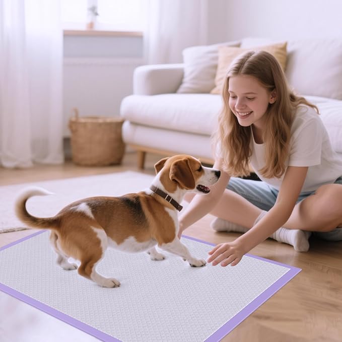 JollyMate Extra Large Dog Pee Pads 36"x36", 30 Counts Leak-Proof Heavy Absorbent Pee Pads for Dogs, Quick Dry Disposable Dog Training Pads