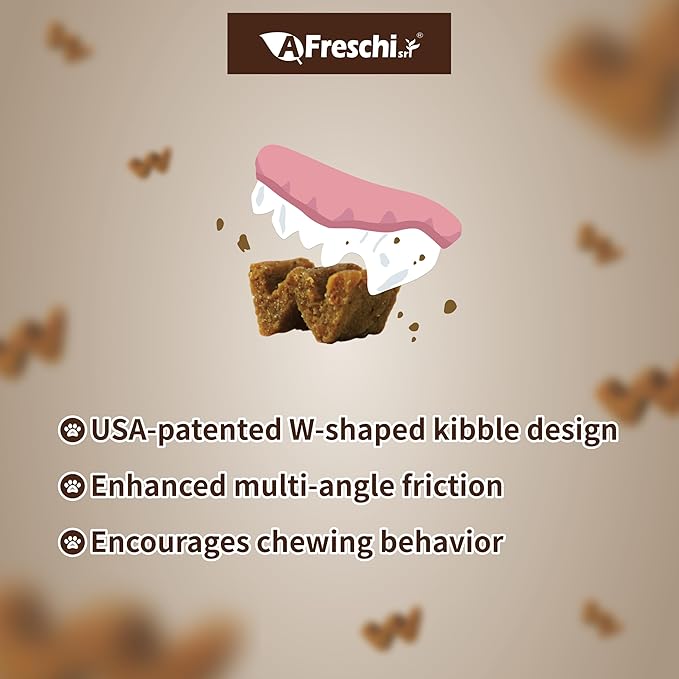 A Freschi srl Air-Dried Puppy & Adult Dog Food - Real Turkey Recipe | Grain-Free | High-Protein for Toy, Small & Large Breeds | Ideal for Picky Eaters, 2.2 lb Bag