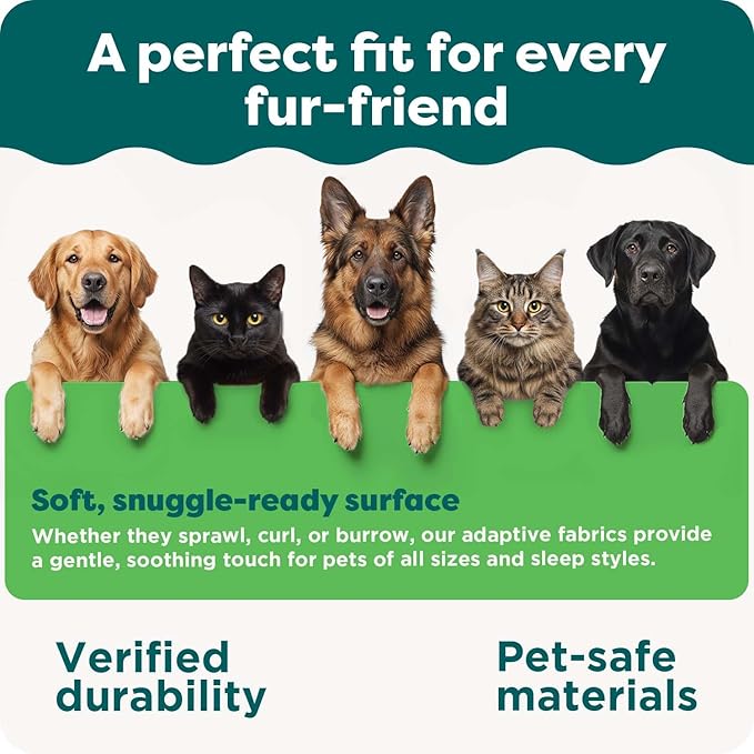 FurHaven ThermaNAP Self Warming Cat Mat, Dog Bed for Crates with Self-Warming Technology for Cozy Rest, Fully Machine Washable, Small, Plush Faux Fur, Espresso