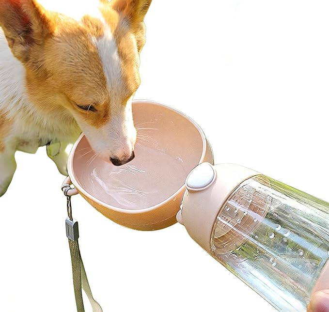 LXCKXndj Portable Water Dispenser for Dogs, Drinking Cup for Outdoor Use