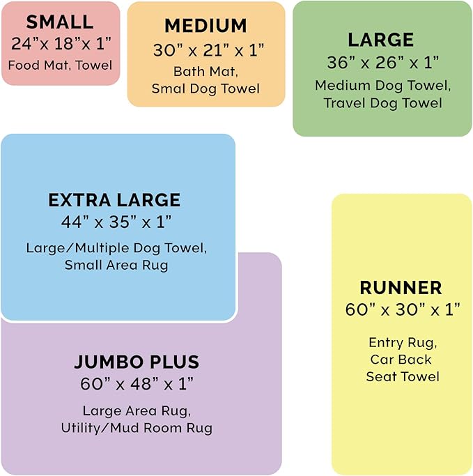 Furhaven 60" x 30" Highly Absorbent Runner Door Mat for Muddy Paws, 100% Washable, Perfect for Entryway, Kitchen, & Bathroom Use - Chenille Shammy Rug - Mud (Brown), Runner/XXL