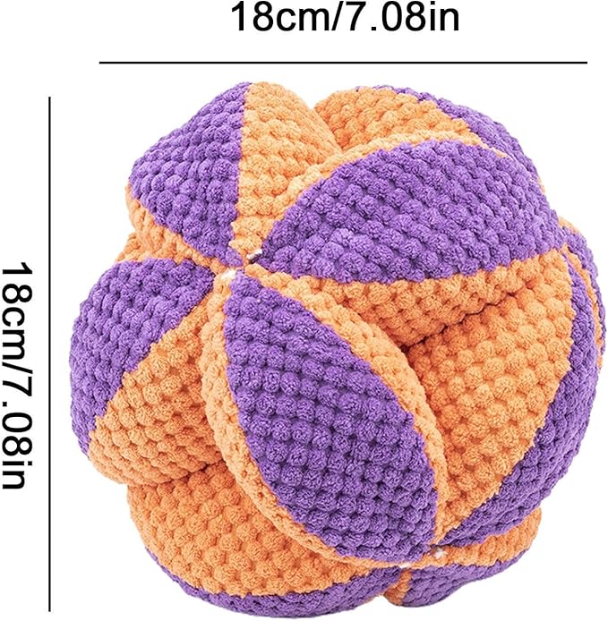 Dog Puzzle Ball – Enrichment Slow Feeder-Toy, Bite-Resistant Treat Dispenser | Interactive Dog-Toy for Small to Medium Breeds, Mental Stimulation and-Foraging Play, Chew-Resistant Fun for Puppies
