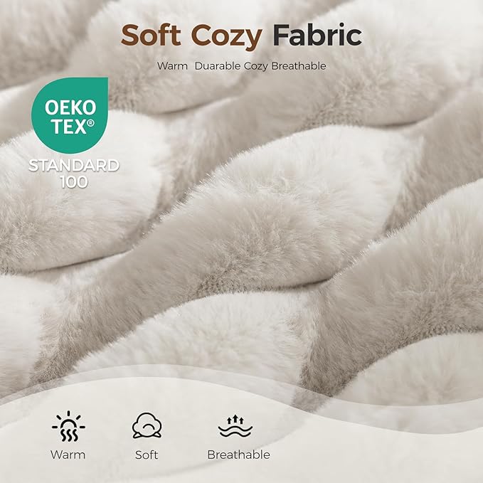 Orthopedic Dog Bed for Extra Large Dog, Waterproof Pet Bed,Non-Slip Bottom and Egg-Crate Foam with Removable Washable Cover Crate Bed,Cream,42"x30"x4"