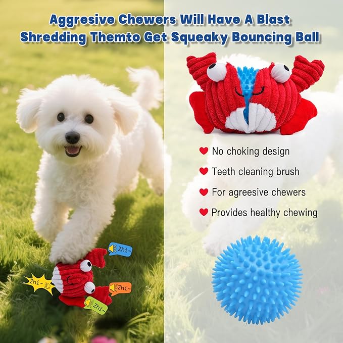 Qxsnuvvlg Interactive Squeaky Dog Chew Toy,No Stuffing Interactive Chew Toy for Small Medium Large Dogs, Training Reward Gift for Pets(Yellow Fish)