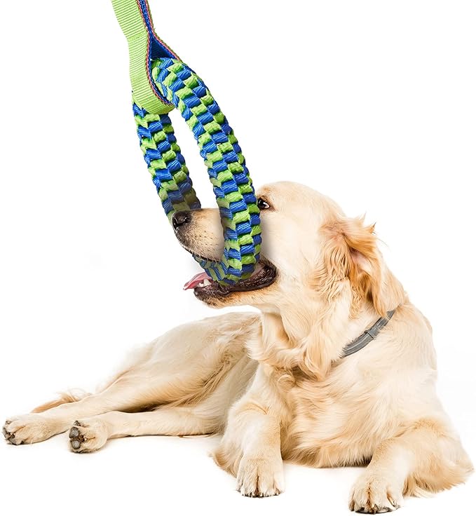 Lervont Dog Toys for Aggressive Chewers, Tug of War Dog Toy, Dog Teeth Cleaning Toy, Dog Rope Toys for Medium and Large Dogs