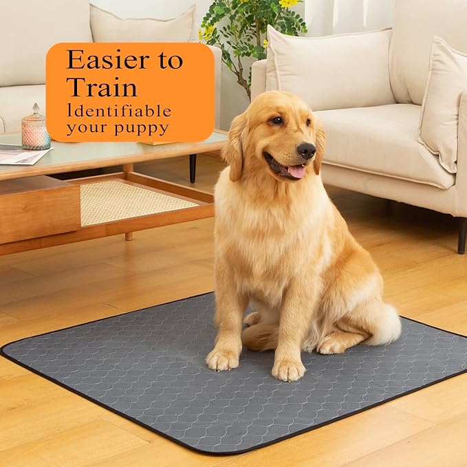 Washable Pee Pads for Dogs 3 Pack, 36x72, Reusable Puppy Pads, Reusable Pee Pads with Quick Dry, Anti-Slip Dog Cat Pee Pads, Whelping Pads, Dog Pen Mat