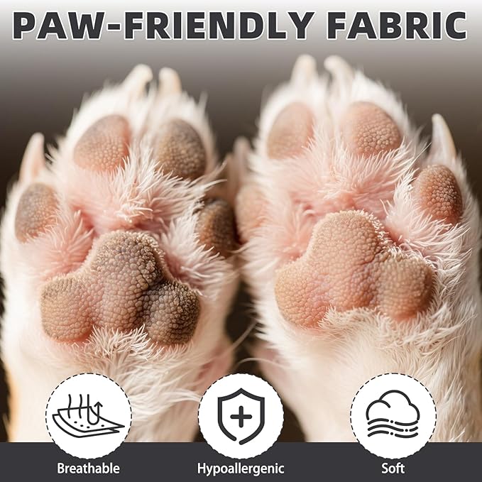 KOOLTAIL Dog Socks for Hot/Cold Pavement, Breathable & Warm Dog Socks to Prevent Licking Paws, Non Slip Pet Boots & Paw Protectors for Hardwood Floor,Grippy Shoes for Small Medium Large Senior Dogs