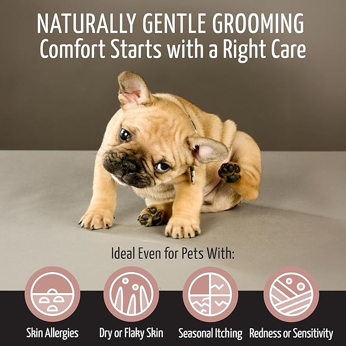 Tauro Pro Line Dog Detangler Spray - Dematting Dog Leave in Conditioner Spray Perfect for Golden Doodle, Poodle, Other Breeds & Cat Matted Hair Grooming (Fur Growth - 8.45 Fl Oz)