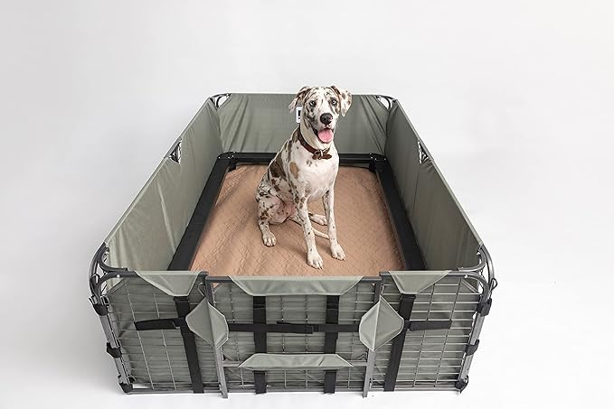 EZwhelp Reusable Dog Pee Pads - Waterproof Training Pads for Dogs, Washable & Sanitary, Rounded Corners, Laminated, Lightweight, and Durable,Pet Essentials for Puppy Training and Whelping - 17" x 20"