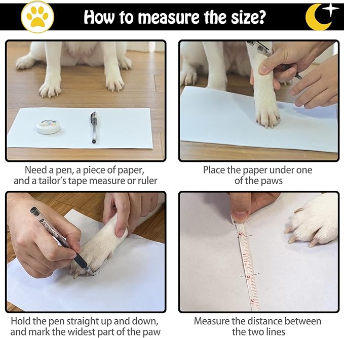 SCENEREAL Anti Slip Dog Socks to Prevent Licking Paws for Hardwood Floors, Double Sides Dog Shoes Boots & Paw Protectors for Hot/Cold Pavement, Dog Grippy Booties for Small Medium Large Senior Dogs