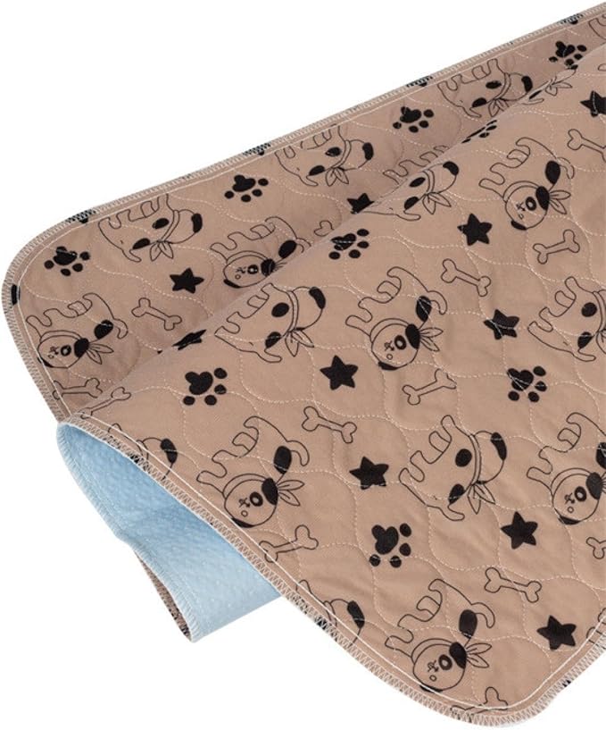 Puppy pad Pee Pads for Dogs, 2026 Upgraded Washable Puppy Pad with Pheromones, PuppyPad Pee Pad - Leak & Odor Proof, Non-Slip Base, Easy to Clean & Reusable (Brown, M: 27.6" × 31.5")